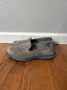 Skechers Go Step Lite Walking Shoes Slip On Sneakers Women’s Size 8 Gray